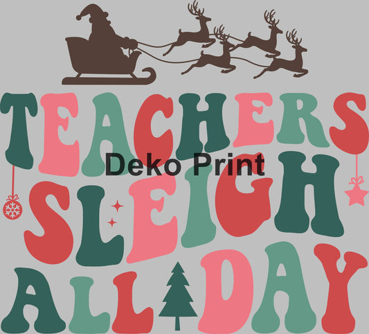 DTF PRINT Teacher christmas  1